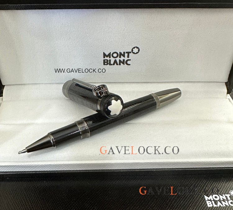 AAA Grade Solid Black Montblanc Sir Arthur Conan Doyle Rollerball Gift